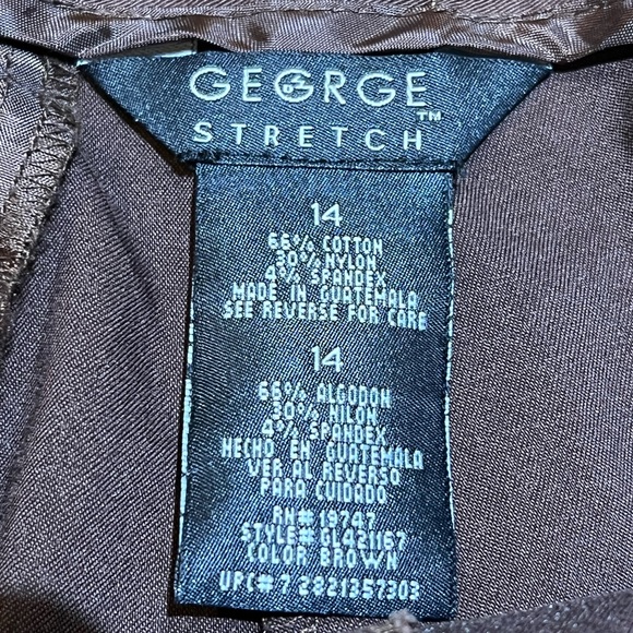 George Dress Capri Pants Size 14 - Picture 6 of 7